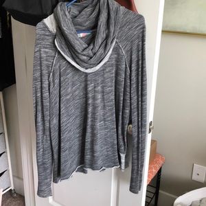 Free People cowl neck pull over